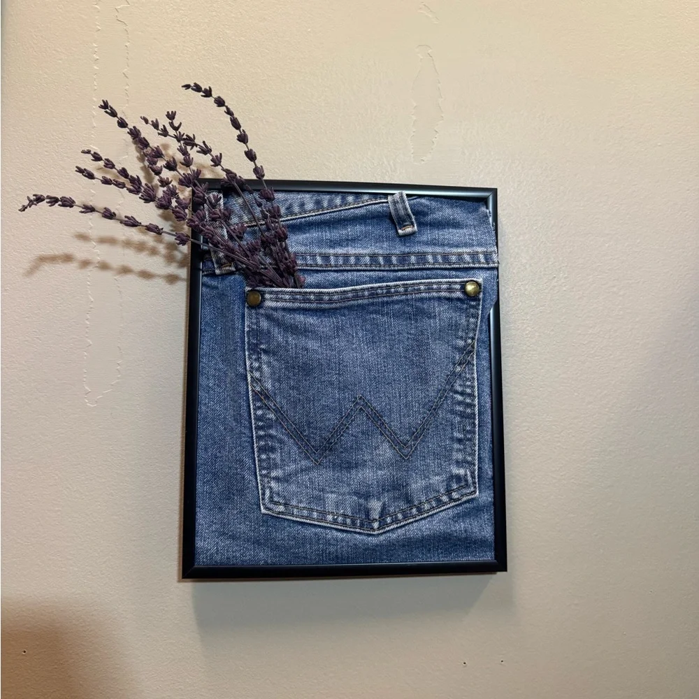 vintage western jean wall art - Picture 4 of 9